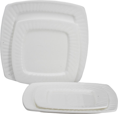 40% OFF on Saflona Simple and Elegant Solid Plastic Plate Set White, Pack of 4 40% OFF on Saflona Simple and Elegant Solid Plastic Plate Set White, Pack of 4