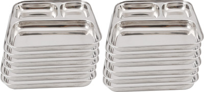 34% OFF on Lime Pavbhaji Solid Stainless Steel Plate Set Steel, Pack of 12 34% OFF on Lime Pavbhaji Solid Stainless Steel Plate Set Steel, Pack of 12