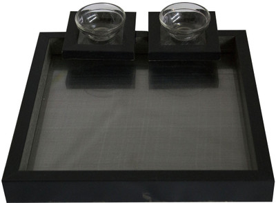 11% OFF on Bodhitree BTTS Solid Wood Tray Black, Pack of 1 11% OFF on Bodhitree BTTS Solid Wood Tray Black, Pack of 1