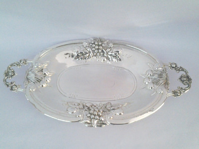 27% OFF on Eventz Gifts Royal Oval Toffee Solid Silver Plated Tray Silver, Pack of 1 27% OFF on Eventz Gifts Royal Oval Toffee Solid Silver Plated Tray Silver, Pack of 1