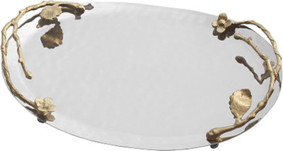 12% OFF on Sage Koncpt Vine Tray Big Hammered Stainless Steel Tray Silver, Pack of 1 12% OFF on Sage Koncpt Vine Tray Big Hammered Stainless Steel Tray Silver, Pack of 1