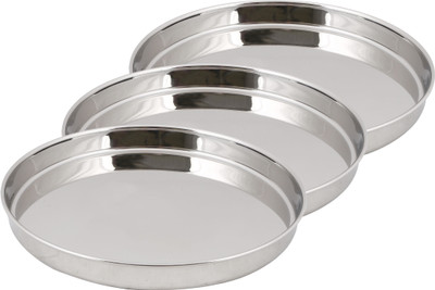 29% OFF on Ndura Khumcha Coil 11 Solid Stainless Steel Plate Set Silver, Pack of 3 29% OFF on Ndura Khumcha Coil 11 Solid Stainless Steel Plate Set Silver, Pack of 3