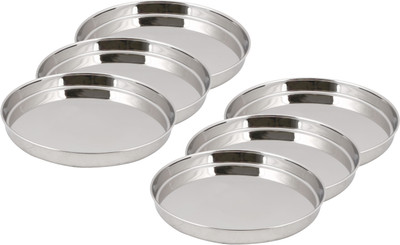 29% OFF on Ndura Khumcha Coil 11 Solid Stainless Steel Plate Set Silver, Pack of 6 29% OFF on Ndura Khumcha Coil 11 Solid Stainless Steel Plate Set Silver, Pack of 6