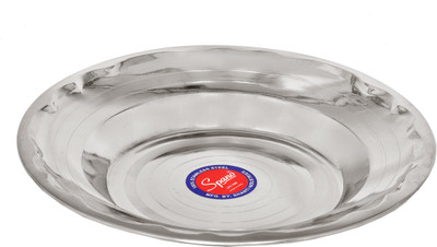 20% OFF on Spano Soupplate Embossed Stainless Steel Plate Steel, Pack of 1 20% OFF on Spano Soupplate Embossed Stainless Steel Plate Steel, Pack of 1