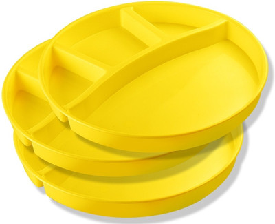 10% OFF on Dp Smartware Micra Solid Plastic Plate Set Yellow, Pack of 3 10% OFF on Dp Smartware Micra Solid Plastic Plate Set Yellow, Pack of 3