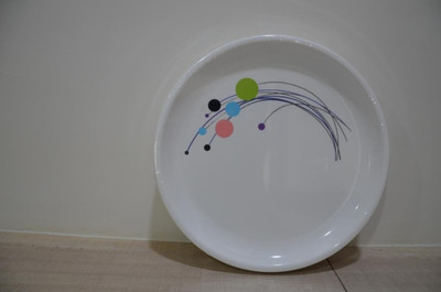 14% OFF on Signoraware Designer Printed Plastic Plate White, Pack of 6 14% OFF on Signoraware Designer Printed Plastic Plate White, Pack of 6
