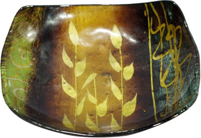 50% OFF on Gran Handmade Round Square Plate Printed Glass Tray Multicolor, Pack of 1 50% OFF on Gran Handmade Round Square Plate Printed Glass Tray Multicolor, Pack of 1