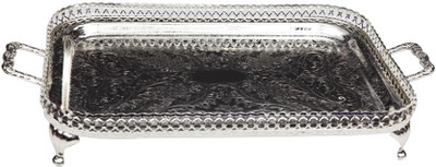 5% OFF on Queen Anne Silver Plated Tray - MOD0415 Silver, Pack of 1 Solid Silver Plated Tray Silver, Pack of 1 5% OFF on Queen Anne Silver Plated Tray - MOD0415 Silver, Pack of 1 Solid Silver Plated Tray Silver, Pack of 1