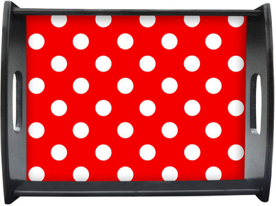 71% OFF on Sajawathomes Red And White Polka Dot Pattern Printed Wood Tray Multicolor, Pack of 1 71% OFF on Sajawathomes Red And White Polka Dot Pattern Printed Wood Tray Multicolor, Pack of 1
