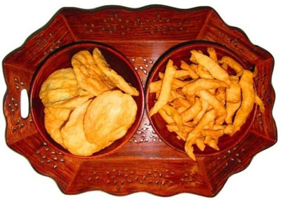 58% OFF on Onlineshoppee Dry Fruit Serving Solid Wood Tray Brown, Pack of 1 58% OFF on Onlineshoppee Dry Fruit Serving Solid Wood Tray Brown, Pack of 1