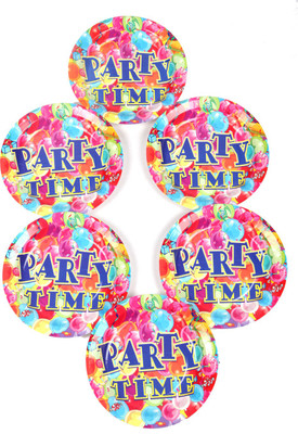 32% OFF on Funcart Party Time Theme 7 Inch Printed Paper Plate 32% OFF on Funcart Party Time Theme 7 Inch Printed Paper Plate