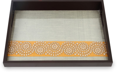 Cocktail Jaipur - Medium Size Solid Wood Tray Brown, Pack of 1 Cocktail Jaipur - Medium Size Solid Wood Tray Brown, Pack of 1
