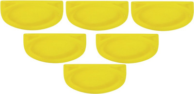 29% OFF on THW Three Sections Dosa Acrylic Thali Solid Plastic Plate Set Yellow, Pack of 6 29% OFF on THW Three Sections Dosa Acrylic Thali Solid Plastic Plate Set Yellow, Pack of 6