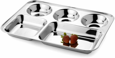 16% OFF on Dezinox Rectangular Mess Solid Stainless Steel Plate Steel, Pack of 1 16% OFF on Dezinox Rectangular Mess Solid Stainless Steel Plate Steel, Pack of 1