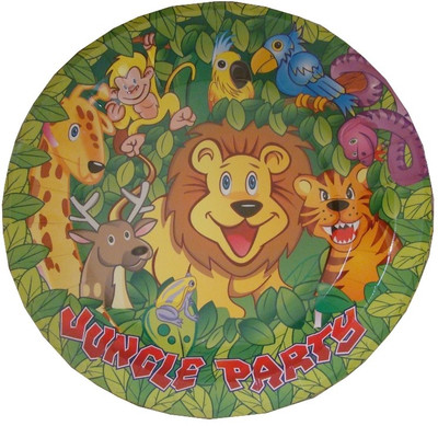 Shop A Party Jungle Party Printed Paper Plate Shop A Party Jungle Party Printed Paper Plate