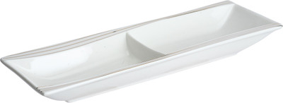 15% OFF on Devnow Ceramics Rectangular Partition Solid Ceramic Tray White, Pack of 1 15% OFF on Devnow Ceramics Rectangular Partition Solid Ceramic Tray White, Pack of 1