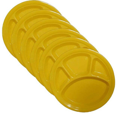 25% OFF on Lakshaya Bhojan Thali Dimpled Melamine Plate Set Yellow, Pack of 6 25% OFF on Lakshaya Bhojan Thali Dimpled Melamine Plate Set Yellow, Pack of 6