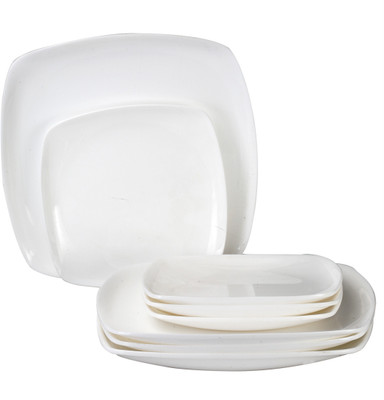 38% OFF on Saflona Simple and Elegant Solid Plastic Plate Set White, Pack of 8 38% OFF on Saflona Simple and Elegant Solid Plastic Plate Set White, Pack of 8