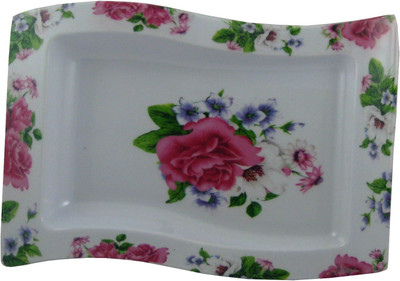 35% OFF on Nanson Flower Printed Melamine Tray White, Pack of 1 35% OFF on Nanson Flower Printed Melamine Tray White, Pack of 1