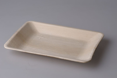 ArecaGoodPlates 254mm Rectangle Hammered Wood Plate Beige, Pack of 30 ArecaGoodPlates 254mm Rectangle Hammered Wood Plate Beige, Pack of 30