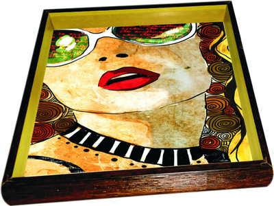 15% OFF on Panache Serves Hammered Wood Tray Multicolor, Pack of 1 15% OFF on Panache Serves Hammered Wood Tray Multicolor, Pack of 1