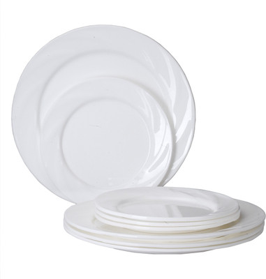 36% OFF on Saflona Simple and Elegant Solid Plastic Plate Set White, Pack of 8 36% OFF on Saflona Simple and Elegant Solid Plastic Plate Set White, Pack of 8