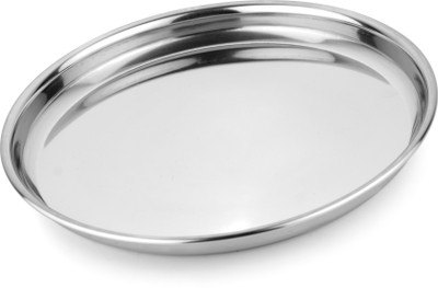 21% OFF on Mosaic Bangri No-12 Solid Stainless Steel Plate Silver, Pack of 3 21% OFF on Mosaic Bangri No-12 Solid Stainless Steel Plate Silver, Pack of 3