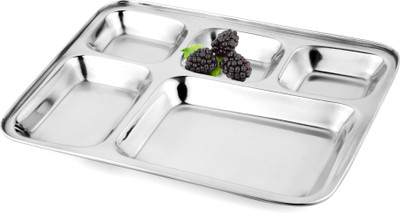 17% OFF on Mosaic Khomcha Chapti Bidding 14 Solid Stainless Steel Plate Silver, Pack of 1 17% OFF on Mosaic Khomcha Chapti Bidding 14 Solid Stainless Steel Plate Silver, Pack of 1