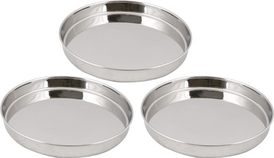 29% OFF on Ndura Khumcha Coil 12 Solid Stainless Steel Plate Set Silver, Pack of 3 29% OFF on Ndura Khumcha Coil 12 Solid Stainless Steel Plate Set Silver, Pack of 3