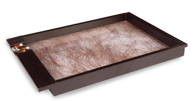 Cocktail Stone - Large Size Solid Wood Tray Brown, Pack of 1 Cocktail Stone - Large Size Solid Wood Tray Brown, Pack of 1