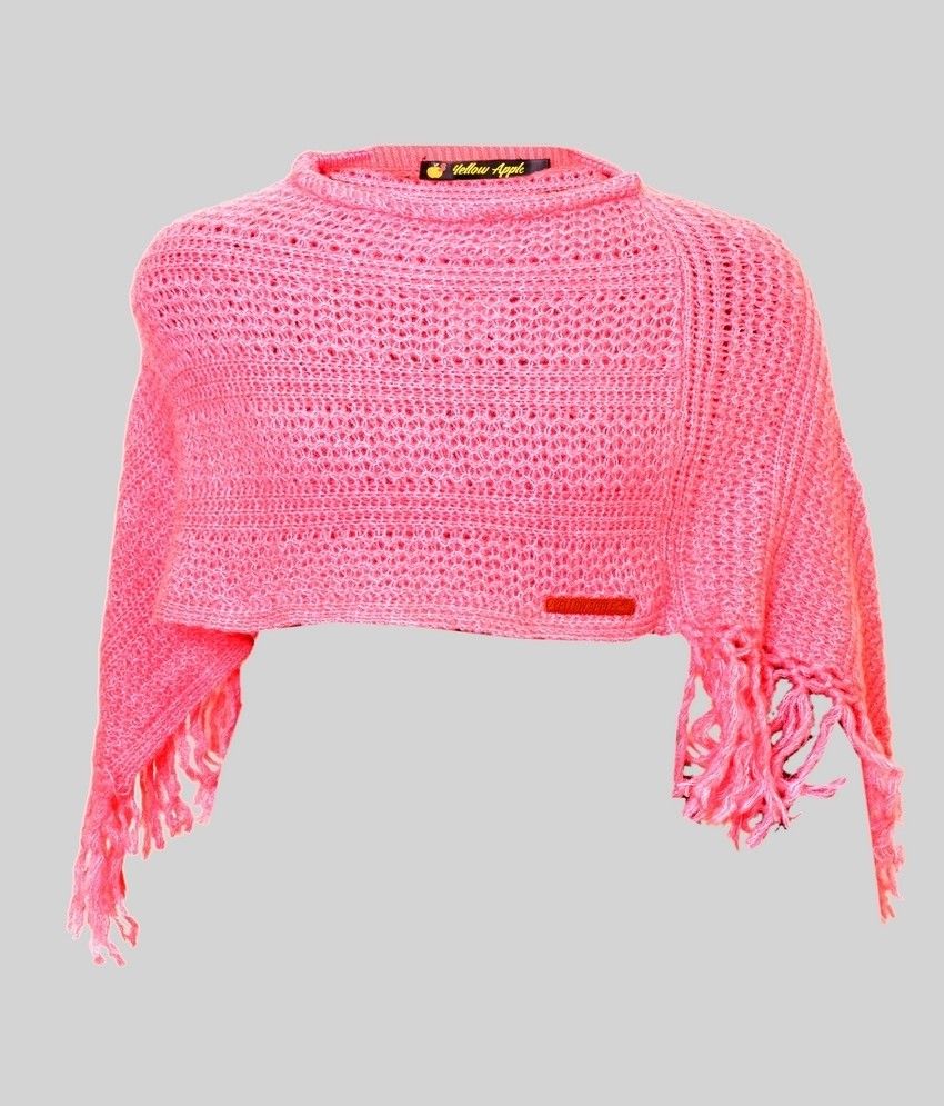 Yellow Apple Wool Poncho Yellow Apple Wool Poncho