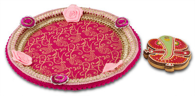 25% OFF on Celebrations Cotton Pooja & Thali Set