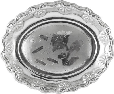 Jpearls Silver Pooja & Thali Set 1 Pieces, Silver Jpearls Silver Pooja & Thali Set 1 Pieces, Silver