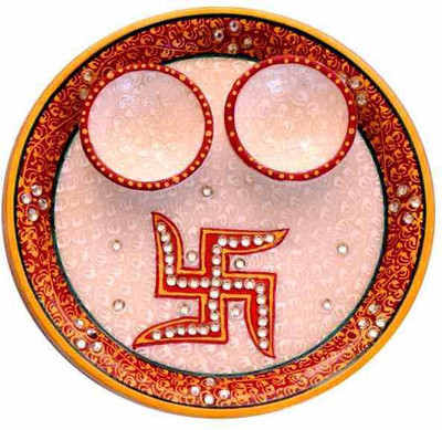 51% OFF on Siona Crafts Marble Pooja & Thali Set 51% OFF on Siona Crafts Marble Pooja & Thali Set