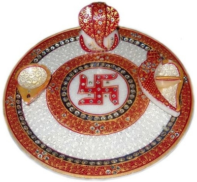 50% OFF on Crafts Paradise Decorative Ganesha Stoneware Pooja & Thali Set 50% OFF on Crafts Paradise Decorative Ganesha Stoneware Pooja & Thali Set