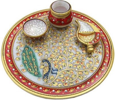 50% OFF on Chitrahandicraft Marble Pooja & Thali Set 50% OFF on Chitrahandicraft Marble Pooja & Thali Set