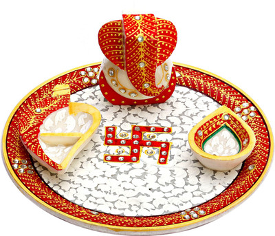 73% OFF on Aapno Rajasthan Marble Pooja & Thali Set 73% OFF on Aapno Rajasthan Marble Pooja & Thali Set