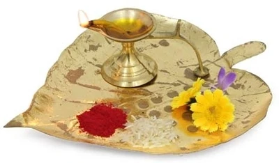 8% OFF on Gifts By Meeta Iron Pooja & Thali Set