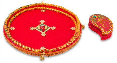 13% OFF on Celebrations Cotton Pooja & Thali Set