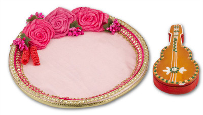 8% OFF on Celebrations Cotton Pooja & Thali Set