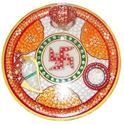 50% OFF on Crafts Paradise Beautifully Designed Ganesha Stoneware Pooja & Thali Set 50% OFF on Crafts Paradise Beautifully Designed Ganesha Stoneware Pooja & Thali Set