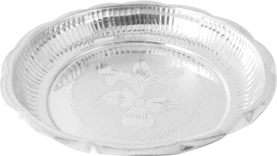Jpearls Silver Pooja & Thali Set 1 Pieces, Silver Jpearls Silver Pooja & Thali Set 1 Pieces, Silver