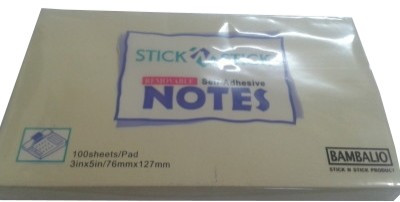 2% OFF on Bambalio 100 Sheets Post-its Sticky Note 2% OFF on Bambalio 100 Sheets Post-its Sticky Note