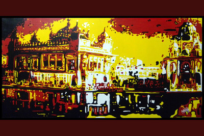 23% OFF on The Golden Temple Fine Art Print