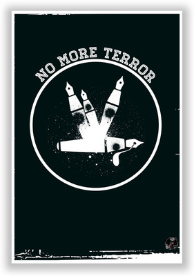 37% OFF on PosterGuy NoMoreTerror Social Graphic Illustration Poster Paper Print 37% OFF on PosterGuy NoMoreTerror Social Graphic Illustration Poster Paper Print