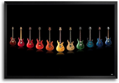 74% OFF on Colourful Guitar Fp00003992 Framed Photographic Paper