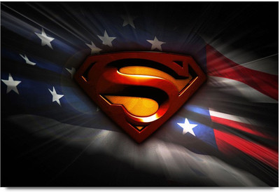 75% OFF on Amy Super Man Logo with American Flag 3D Poster 75% OFF on Amy Super Man Logo with American Flag 3D Poster