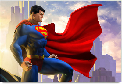 62% OFF on Superman On Building Paper Print 62% OFF on Superman On Building Paper Print