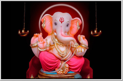 60% OFF on Ganesha Poster Paper Print