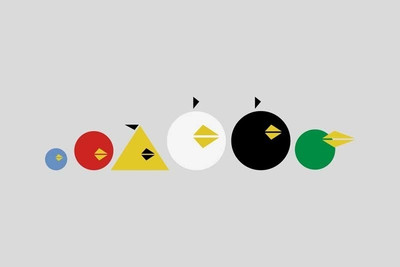 8% OFF on Angry Birds - Minimalist Paper Print 8% OFF on Angry Birds - Minimalist Paper Print